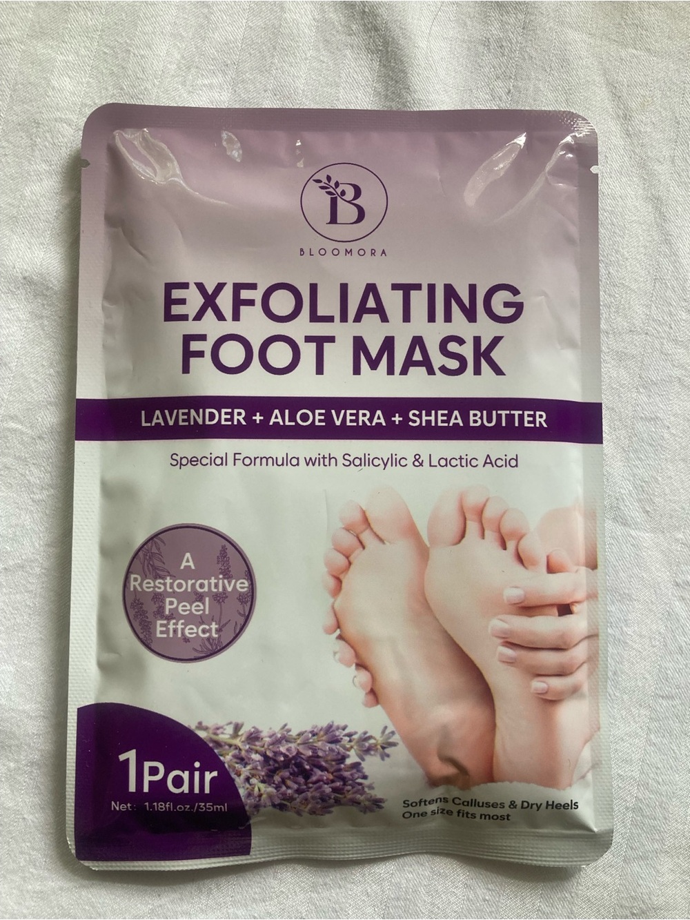 Exfoliating Foot Mask - Lavender + Aloe Vera